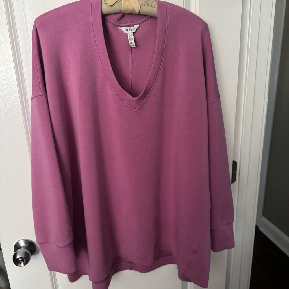 SPANX Pink Sweatshirt